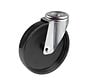 Standard roulette + roue en polypropylène massif Ø200 x W50mm pour 250kg Prod ID: 34305