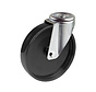 Estándar Rueda giratoria + rueda de poliamida maciza Ø80 x W35mm para 150kg Prod ID: 34383