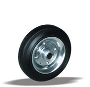 LIV SYSTEMS transport wheel + black rubber tread Ø225 x W60mm for 250kg