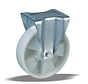 de gran resistencia Rueda fija + rueda de poliamida maciza Ø200 x W50mm para 500kg Prod ID: 22830