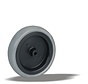 furniture wheel + rubber tyre Ø100 x W25mm for  60kg Prod ID: 32324