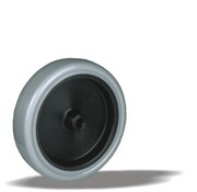 LIV SYSTEMS roue + caoutchouc thermoplastique Ø50 x W25mm pour 70kg