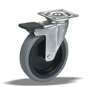 LIV SYSTEMS Swivel castor with brake +    Ø50 x W25mm for 70kg