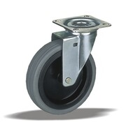 LIV SYSTEMS roulette + pneu en caoutchouc Ø50 x W20mm pour 40kg