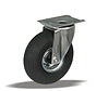Swivel castor + black pneumatic  Ø220 x W65mm for 200kg Prod ID: 31865