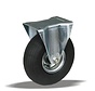 for rough floors Fixed  castor + black pneumatic  Ø220 x W65mm for  200kg Prod ID: 31873