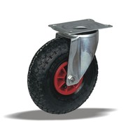 LIV SYSTEMS Vrtljivo kolo 220 mm, pnevmatika, plošča 175x140 mm, 150 kg