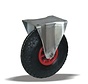 Fiksno kolo 220 mm, pnevmatika, valjčni ležaj, plošča 175x140 mm, 150 kg, Šifra 2-265 ISO