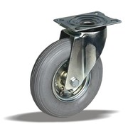 LIV SYSTEMS Vrtljivo kolo 200 mm, pnevmatika, plošča 135x110 mm, 75 kg
