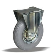 LIV SYSTEMS Bockrolle 200 mm, Luftbereifung, Gleitlager, Platte 135x110 mm, 75 kg