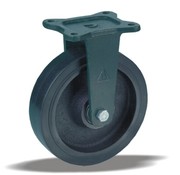 LIV SYSTEMS Bockrolle + schwarzer Gummireifen Ø200 x W50mm für 500kg