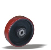 LIV SYSTEMS rueda + Banda de rodadura de poliuretano moldeado por inyección Ø200 x W50mm para 1000kg