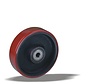 Heavy duty wheel 200 mm, polyurethane, ball bearing, axle hole 20 mm, 1000 kg, Art. 2-140-40K