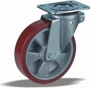 LIV SYSTEMS Ruota girevole 200 mm per carichi pesanti, poliuretano, 800 kg