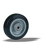 de gran resistencia rueda + neumático de goma negro Ø100 x W40mm para 170kg Prod ID: 42495