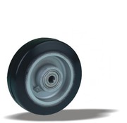 LIV SYSTEMS roue + pneu en caoutchouc noir Ø125 x W40mm pour 200kg