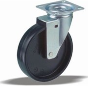 LIV SYSTEMS Furniture swivel castor 50 mm, polypropylene, plate 60x60 mm, 50 kg