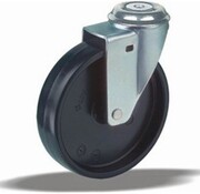 LIV SYSTEMS Furniture swivel castor 75 mm, polypropylene, bolt hole 10.5 mm, 75 kg