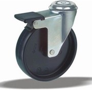 LIV SYSTEMS Swivel castor with brake + solid polypropylene wheel Ø50 x W25mm for 60kg