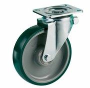 LIV SYSTEMS Ruota girevole 160 mm per carichi pesanti, poliuretano, 400 kg