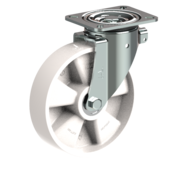 LIV SYSTEMS Roulette pivotante 200 mm pour charges lourdes, polyamide, 500 kg
