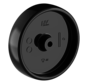 Möbel Rad + festes Polypropylenrad Ø100 x W25mm für 80kg Prod ID: 33653