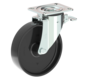 heavy duty Swivel castor with brake + solid polyamide wheel Ø200 x W50mm for  500kg Prod ID: 42575