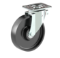 heavy duty Swivel castor + solid cast iron wheel Ø200 x W50mm for  800kg Prod ID: 55391