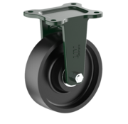 LIV SYSTEMS Roulette fixe 160 mm pour charges lourdes, fonte, 900 kg