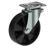 LIV SYSTEMS Ruota girevole + ruota in poliammide solida Ø200 x W50mm per 500kg