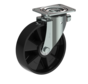 heavy duty Swivel castor + solid polyamide wheel Ø200 x W50mm for  500kg Prod ID: 56583