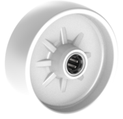 LIV SYSTEMS Ruota singola 108 mm, poliammide, foro asse 12 mm, 200 kg