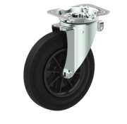 LIV SYSTEMS Roulette pivotante 160 mm pour conteneur à déchets, 200 kg