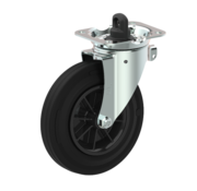 LIV SYSTEMS Roulette pivotante avec frein centralisé 200 mm, 250 kg
