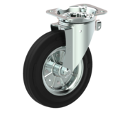 LIV SYSTEMS Rueda giratoria con freno total 160 mm, 200 kg
