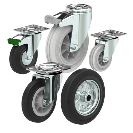 Rubber Wheel castor
