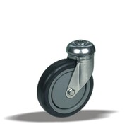 LIV SYSTEMS Roulette pivotante 100 mm pour collectivités, polypropylène, 85 kg
