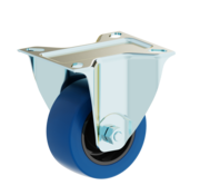 LIV SYSTEMS Fiksno kolo 80 mm, elastična guma, plošča 105x85 mm, 130 kg