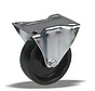 Fixed castor 150 mm, heat-resistant polyamide, plain bearing, plate 105x85 mm, 250 kg, Art. 2-678ISO