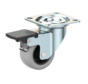 Swivel castor with brake +    Ø50 x W25mm for 70kg Prod ID: 34815
