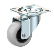 LIV SYSTEMS Ruota girevole + gomma termoplastica Ø50 x W25mm per 70kg