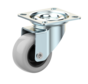 furniture Swivel castor + thermoplastic rubber Ø50 x W25mm for  70kg Prod ID: 33983