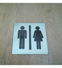 Deurbord vierkant 9cm