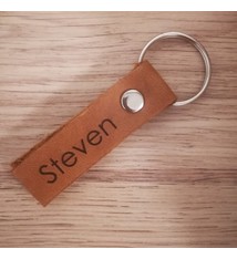 Sleutelhanger Leder