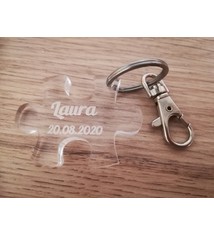 Sleutelhanger puzzelstuk