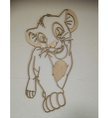 Wanddecoratie leeuwenkoning