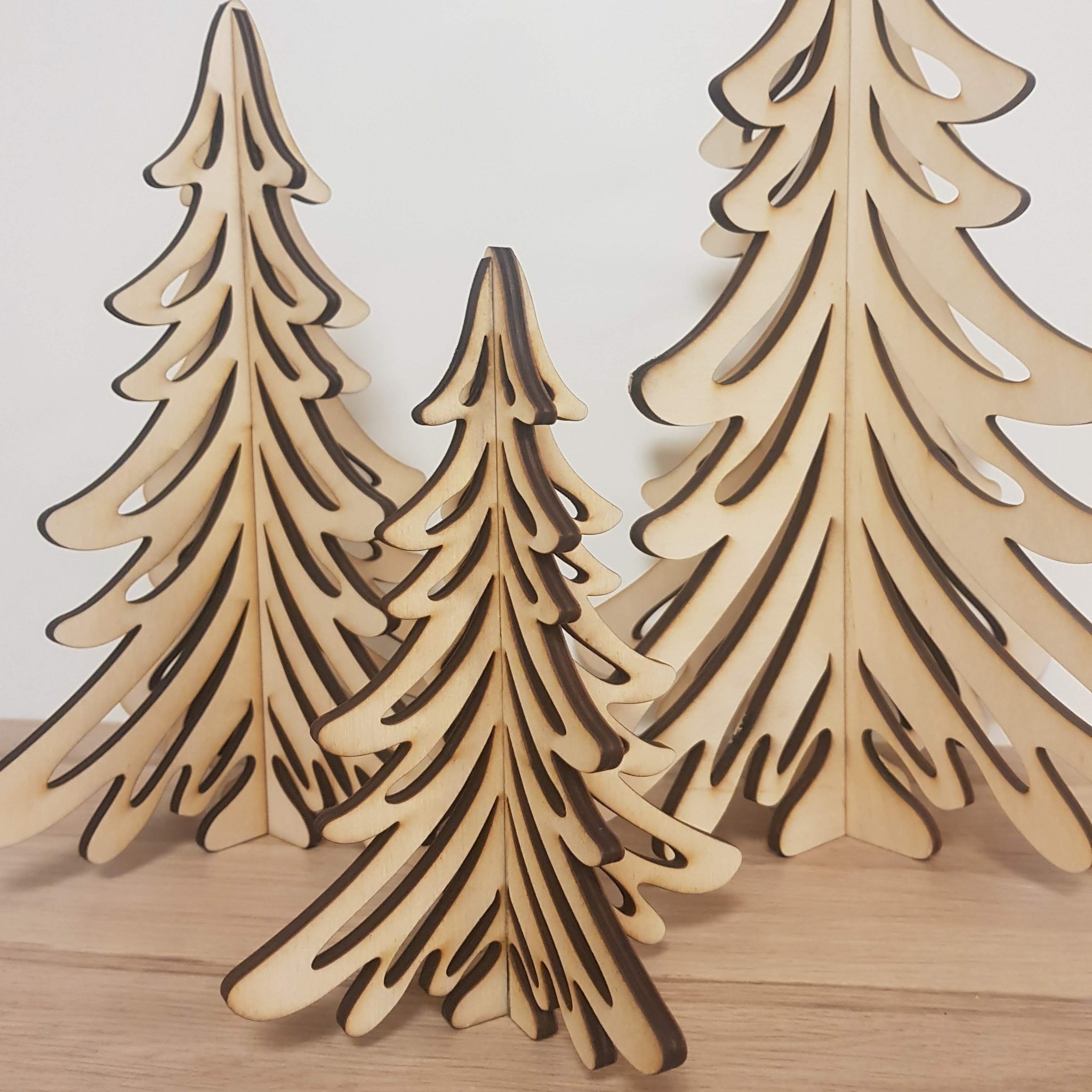 Kerstboom uit hout