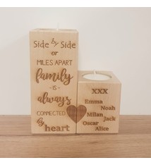 Set van 2 theelichthouders