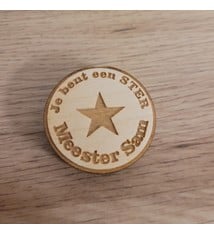Stempel juf/meester ster