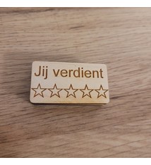 Stempel juf/meester jij verdient sterren